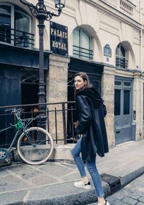 manteau long noir