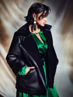 Marina Rinaldi manteau et fourrure grande taille