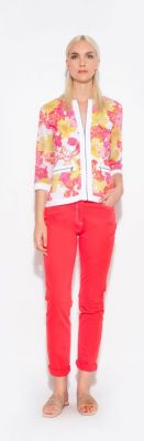 pantalon jean rouge