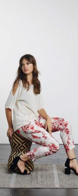 Pantalon imprimé femmes collection printemps été 2018