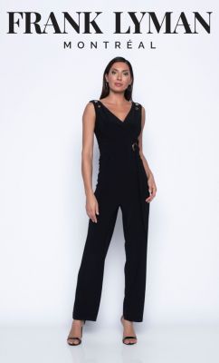 pantalon large noir habillé