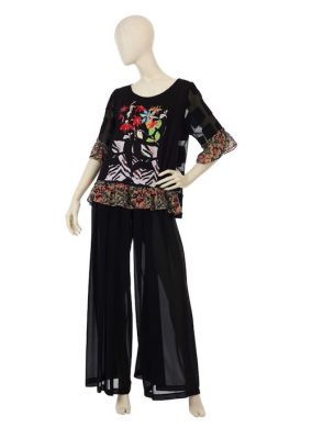 Pantalon noir femmes collection printemps été 2018