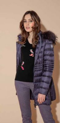 parka matelassé à capuche