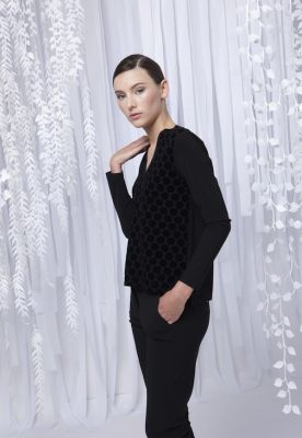  pull noir col v