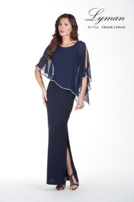 robe longue avec mousseline