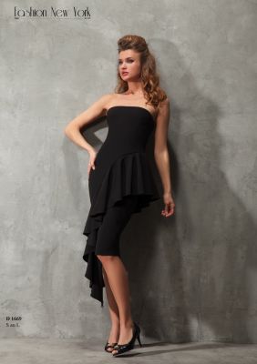 robe bustier de cocktail noir collection 2017