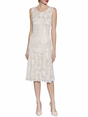robe cérémonie courte sans manche avec volant