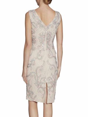 robe nude courte cérémonie dos v