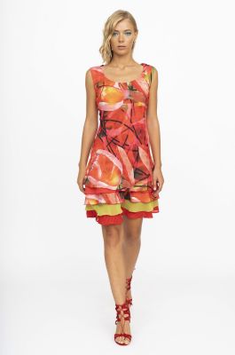 robe court couleur sans manche