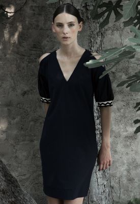 robe courte fashion noire