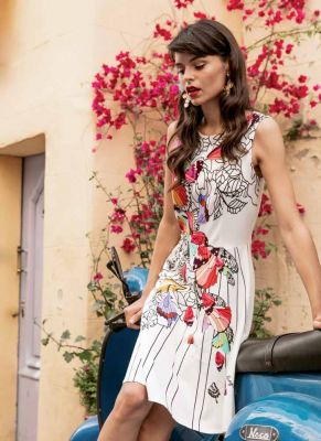 Robe courte collection printemps été 2020 - 2