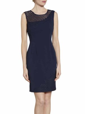 robe de soirée courte et grise col rond profil collection 2017