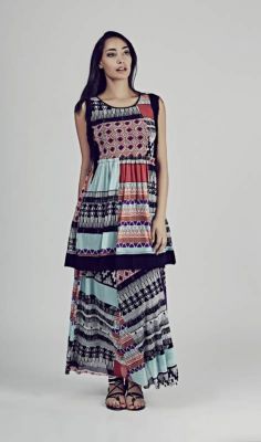 Robe imprimée collection printemps été 2018