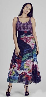 Robe imprimée collection printemps été 2018