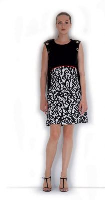 Robe imprimée, motifs collection printemps été 2017