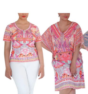 Robe imprimée, motifs collection printemps été 2017
