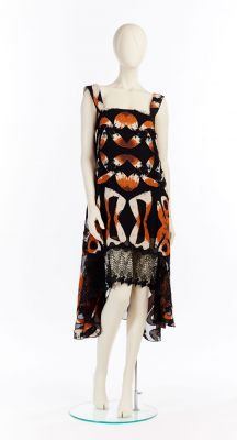 Save the Queen robe imprimée sans manche