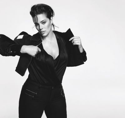 Veste en cuir perfecto grande taille